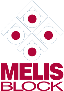 melis white logo